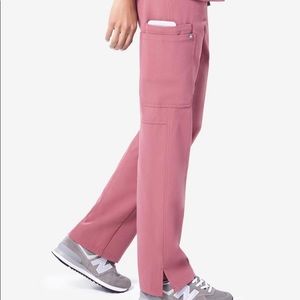 Figs Kade Cargo Scrubs in Mauve